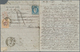 Frankreich - Ballonpost: 1870, REDIRECTED TO ITALY, Ballon "General Renault" (presumably), Siege 20c - 1960-.... Covers & Documents