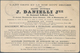 Frankreich - Besonderheiten: 1891, Private Advertising Card For "Gallerie Artistique J. DANIELLI" Wi - Otros & Sin Clasificación