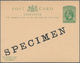 Delcampe - Gibraltar - Ganzsachen: 1889/1912 Four Unused Postal Stationery Double Cards, All With Overprint SPE - Gibraltar