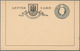 Gibraltar - Ganzsachen: 1933/38 Two Unused Pictured Postal Stationery Lettercards 2 P (KGV) Grey On - Gibraltar