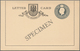 Gibraltar - Ganzsachen: 1933 Unused Pictured Postal Stationery Lettercard 2 P Grey (KGV) On Cream, B - Gibraltar