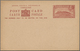 Gibraltar - Ganzsachen: 1934 Unused Postal Stationery Card (KGV) Three Half Pence Brown On Buff, Goo - Gibraltar