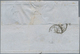 Griechenland: 1862, Folded Envelope Bearing Pair 10 L. Ocherorange On Blueish (touched At Top Right) - Other & Unclassified