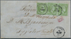 Griechenland: 1874, Folded Envelope Bearing Three 5 L. Green With Numeral "5" On Reverse (removed An - Otros & Sin Clasificación