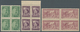 Griechenland: 1896, Olympic Games, Complete Set In Mint Never Hinged MNH Blocks-4, Mostly Margin Or - Otros & Sin Clasificación