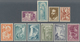 Griechenland: 1951, The Two Issues Of That Year (Apostle Paulus And Marshall-Plan), 10 Stamps Mint N - Andere & Zonder Classificatie