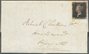 Großbritannien: 1840 1d. Black, Lettered J-E, Used On Folded Mourning Letter From Petworth, Tied By - Andere & Zonder Classificatie