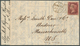 Großbritannien: 1855, 1 Penny Red-brown "O/E" Single Franking On Folded Letter From DUNDEE (114) To - Other & Unclassified