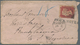Großbritannien: 1869, 1d Dark-rose On Letter From TARBERT To Harrisburg/USA, Paying The Postage To P - Andere & Zonder Classificatie