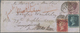 Großbritannien: 1862 Small Cover From Sittingbourne To Ferozepore, India Via London, Marseille And B - Other & Unclassified