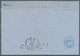 Großbritannien: 1868, Folded Cover From London (6 NO 68) To Naples, Italy (11 NO) Franked With 1858 - Andere & Zonder Classificatie