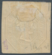 Großbritannien: 1850, 10 D. Brown, Die 2 On Silk Threaded Paper Without Wmk., Unused With Part Of Or - Other & Unclassified