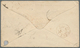 Großbritannien: 1848, Embossed 10d Two Cut-to-shape Examples On Cover From London To Paris, Tied Wit - Other & Unclassified