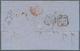 Großbritannien: 1860 (May 17), Folded Cover To NAPLES Bearing 1857 4d Pair, 1858 2d (Plate 8, Corner - Andere & Zonder Classificatie
