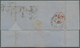 Großbritannien: 1856, 6 Pence Purple-violet Cancelled "159" GLASGOW On Folded Letter 1861 Via London - Andere & Zonder Classificatie