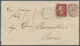 Großbritannien: 1876 (June 6), Destination TUNISIA: Folded Cover From London To Tunis, Endorsed 'Via - Other & Unclassified