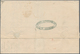 Großbritannien: 1875 1s. Green Vertical Pair, Plate 12, Used On Folded Letter From London To Veracru - Other & Unclassified