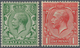 Großbritannien: 1913, KGV ½d. Bright Green And 1d. Dull Scarlet, Wm Multiple Cypher, Both Fresh Colo - Andere & Zonder Classificatie