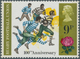 Großbritannien: 1971, 9 P. Rugby Showing Variety "Lemon (player's Jerseys) Shifted Apprx. 5 Mm Towar - Other & Unclassified
