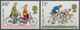 Großbritannien: 1978, 10½ P. And 13 P. Bicycle With Shifted Printing Of Golden Colour (Queen's Head) - Other & Unclassified