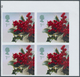 Großbritannien: 2002, 1st Holly, Imperforated Block Of 4 From The Upper Right Corner Of The Sheet, U - Other & Unclassified