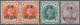 Großbritannien - Dienstmarken: 1896/1902, Office Of Works, QV ½d. Orange Horizontal Pair, ½d. Blue-g - Officials