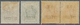 Großbritannien - Dienstmarken: 1896/1902, Office Of Works, QV ½d. Orange Horizontal Pair, ½d. Blue-g - Dienstzegels