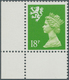 Großbritannien - Regionalmarken: Schottland: 1992, 18 P. Bright Green, Perf. 14, Showing Variety "ph - Schotland
