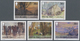 Großbritannien - Isle Of Man: 2012. Complete Set (5 Values) "Paintings By Hoggatt" In IMPERFORATE Si - Isle Of Man