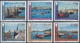 Großbritannien - Isle Of Man: 2012. Complete Set (6 Values) "Harbour Lights" In IMPERFORATE Single S - Man (Insel)