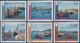 Großbritannien - Isle Of Man: 2012. Complete Set (6 Values) "Harbour Lights" In IMPERFORATE Single S - Man (Eiland)