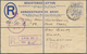 Britische Militärpost In Ägypten: 1942: South African Postal Stationery Registered Envelope 4d. Plus - Other & Unclassified