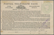 Großbritannien - Ganzsachen: 1872 Unused Postal Stationery Telegram Card One Shilling Green Queen Vi - Other & Unclassified