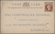 Großbritannien - Ganzsachen: Ca. 1880 Unused Double Preprinted Postal Stationery Card, Very Unusual - Andere & Zonder Classificatie