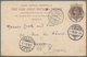 Großbritannien - Ganzsachen: 1889, 1 D Stationery Card Used Against Regulations In Switzerland From - Other & Unclassified