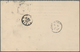 Großbritannien - Ganzsachen: 1889, 3 1/2 Pence Brown Postal Stationery Double Postcard From London T - Altri & Non Classificati