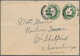 Großbritannien - Ganzsachen: 1899/1957 Three Covers Franked With Cutouts From Different Stationeries - Andere & Zonder Classificatie
