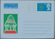 Großbritannien - Ganzsachen: 1968, Aerogram 9d Christmas, Missing Blue And Yellow Colours, No Addres - Other & Unclassified