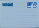 Großbritannien - Ganzsachen: 1968, Aerogram 9d Missing Dark-blue Color, Therefore Imprinted Stamp Wi - Other & Unclassified