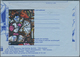 Großbritannien - Ganzsachen: 1970 Unused Aerogram 9d Christmas "Stained Glass" With Shifted Light Bl - Other & Unclassified