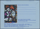 Großbritannien - Ganzsachen: 1970 Unused Aerogram 9d Christmas "Stained Glass" With Shifted Light Bl - Other & Unclassified