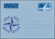 Delcampe - Großbritannien - Ganzsachen: 1973/74 Four Unused Aerograms, One Preprinted (NATO), With Additional C - Other & Unclassified