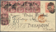 Großbritannien - Used Abroad: 1879, Postal Stationery Envelope 10c. Red Used From The British Post O - Andere & Zonder Classificatie