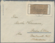 Ionische Inseln - Lokalausgaben: Kefalonia Und Ithaka: 1944, Ital. Occupation Greece, "1 Dr + 8 Dr" - Islas Ionian