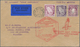 Irland: 1933, 5th SOUTHAMERICA FLIGHT, Printed Matter Flown From DUBLIN Via Berlin To Friedrichshafe - Lettres & Documents