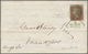 Irland - Stempel: 1855, 4 P Red-brown Cancelled With Green Dublin Diamond Postmark "186" (english St - Andere & Zonder Classificatie