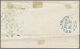 Irland - Stempel: 1855, 4 P Red-brown Cancelled With Green Dublin Diamond Postmark "186" (english St - Andere & Zonder Classificatie