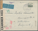 Island: 1941, 1 Kr Grey-green "volcano Hekla", Single Franking On Airmail Cover From REYKJAVIK, 1.IV - Other & Unclassified