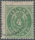 Island - Dienstmarken: 1873, 4sk. Green, Comb Perf. 14:13½, Cancelled By Reykjavik C.d.s., Some Faul - Officials