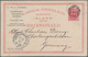 Island - Ganzsachen: 1902 Destination SILESIA: Postal Stationery Card 10a. Carmine (1880 Issue), Wit - Postal Stationery